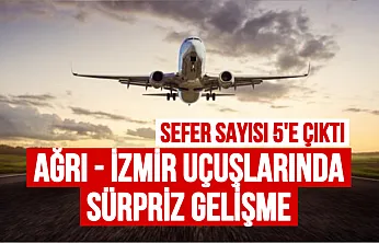 Ağrı Valiliğinden, İzmir uçuşu ile ilgili önemli açıklama