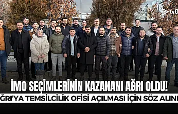 İMO Seçimlerinin Kazananı Ağrı Oldu!