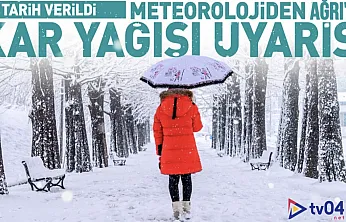 Meteoroloji'den Pazartesi Uyarısı: Ağrı Dahil 21 İlde Kar Yağışı Bekleniyor