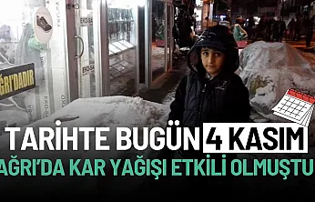 Tarihte Bugün ve Gelecekte Ağrı: 4 Kasım'ın İki Yüzü