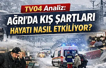 TV04 analiz: Ağrı'da kış şartları hayatı nasıl etkiliyor?