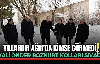 Yıllardır Ağrı'da kimse görmedi: Vali Bozkurt kolları sıvadı!