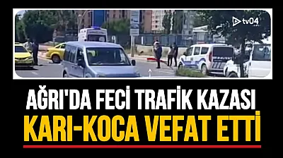 Ağrı'da feci trafik kazası: Karı koca hayatını kaybetti!