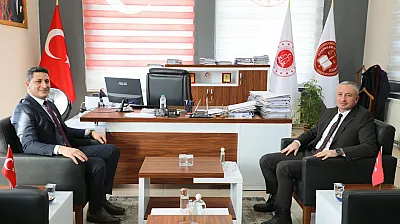 Ağrı İl Milli Eğitim Müdürü Kökrek'ten İdare Mahkemesi Başkanı'na ziyaret