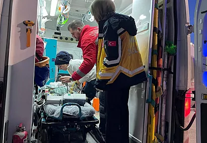 Ağrı'da 5 Aylık Bebek Uçak Ambulansla Ankara'ya Sevk Edildi