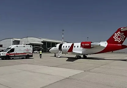 Ağrı'da Doğan Kalp Hastası Bebek, Uçak Ambulansla Ankara'ya Sevk Edildi