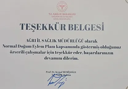 Ağrı, Normal Doğumun Teşviki Konusunda Türkiye'ye Örnek Gösterildi