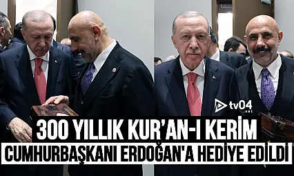 300 Yıllık Kur'an-ı Kerim, Cumhurbaşkanlığı Külliyesi'ne Emanet Edildi