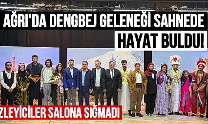Ağrı'da Dengbejlik Geleneği Sahneyle Buluştu: 'Halil Paşa ve Perihan Hanım'ın Hikayesi' Tiyatroseverleri Büyüledi