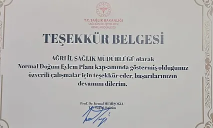 Ağrı, Normal Doğumun Teşviki Konusunda Türkiye'ye Örnek Gösterildi