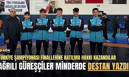 Ağrılı Güreşçiler Minderde Destan Yazdı