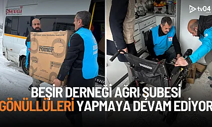 Beşir Derneği Ağrı Şubesi'nden engelleri aşan destek