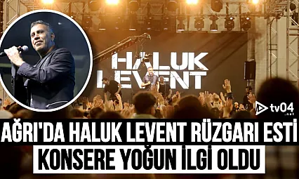 Haluk Levent'ten Ağrı'da Unutulmaz Konser: Binlerce Öğrenci Coşkuya Ortak Oldu
