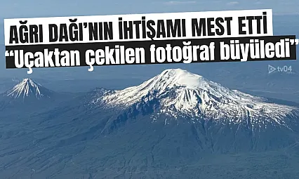 Prof. Dr. Saffet Köse'nin Objektifinden Ağrı Dağı: Uçak Yolculuğunda Eşsiz Kare