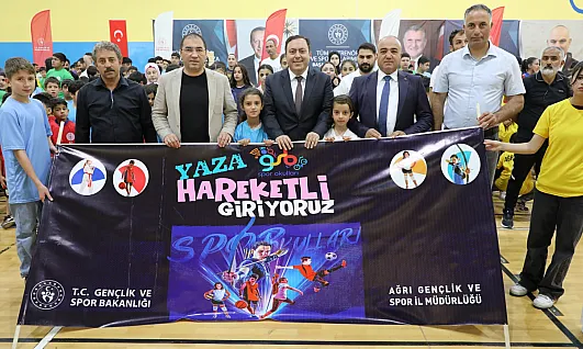 Ağrı'da Yaz Spor Okulları Coşkuyla Başladı: Gençler ve Engelsiz Sporcular Sahada!