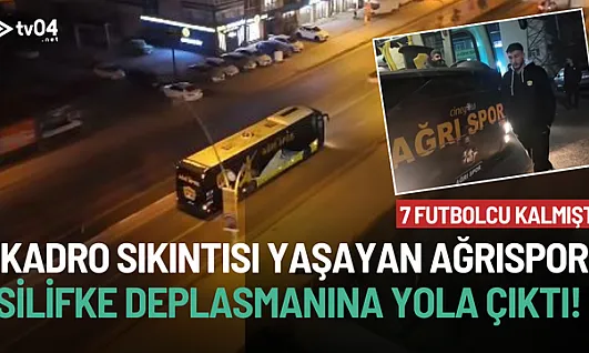 Kadro Sıkıntısı Yaşayan Ağrı 1970 Spor, Deplasmanda Silifke Belediye Spor Karşısında!