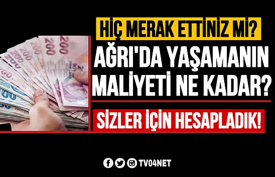 Ağrı'da Yaşamanın Maliyeti Ne Kadar?