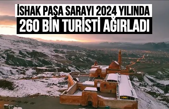 İshak Paşa Sarayı, 2024 Yılında 260 Bin Turisti Ağırladı
