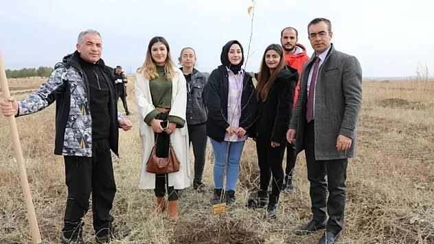 Ağrı'da 41 maden şehidi anısına fidan dikildi
