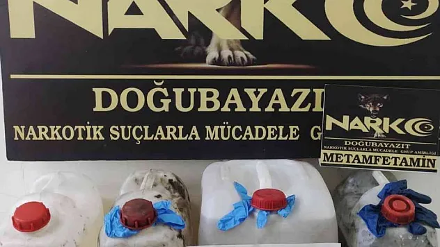 Ağrı'da bir tırdan 91 kilo metamfetamin ele geçirildi
