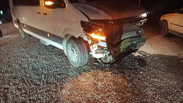 Minibüs sürüye çarptı: 40 koyun telef oldu
