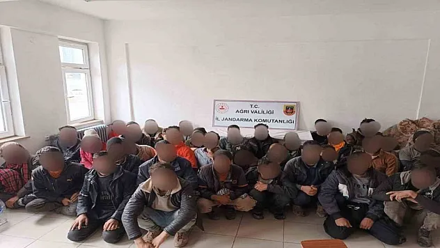 Ağrı'da 49 Afgan göçmen yakalandı