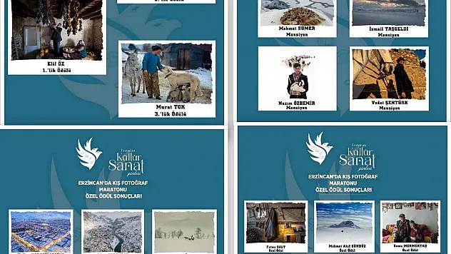 'Erzincan'da Kış Fotoğraf Maratonu&quot sonuçları açıklandı
