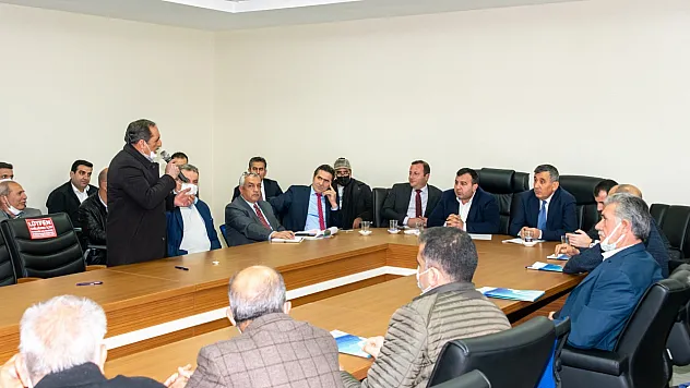 Pütürge'nin altyapı sorunları tartışıldı
