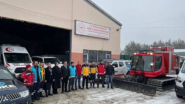 Ağrı'da 112 Acil ve UMKE Ekipleri Kışa Hazır