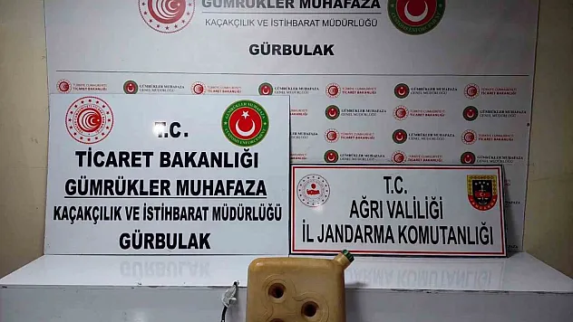 Ağrı'da 20 litre sıvı metanfetamin ele geçirildi