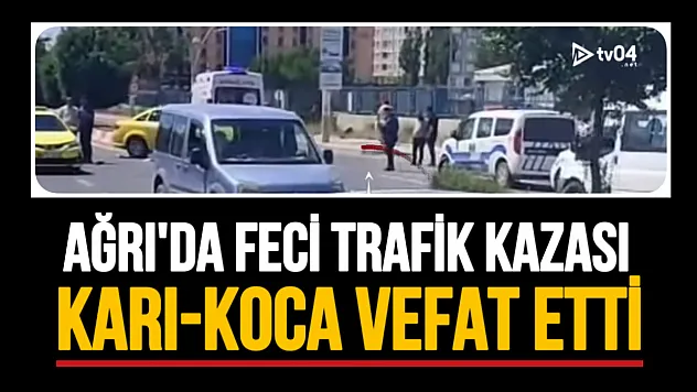 Ağrı'da feci trafik kazası: Karı koca hayatını kaybetti!