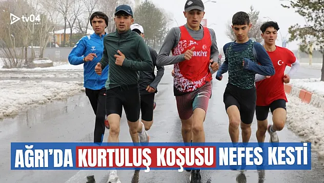 Ağrı'da 'Kurtuluş Koşusu' Nefes Kesti