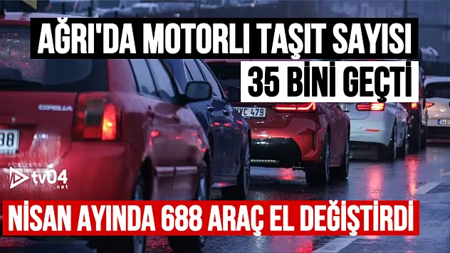 Ağrı'da Motorlu Taşıt Sayısı 35 Bini Geçti – Nisan 2025 TÜİK Verileri Açıklandı