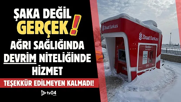 Ağrı'da Sağlığa 'Çağ Atlatan' Hizmet: Hastane Bahçesine ATM Kuruldu