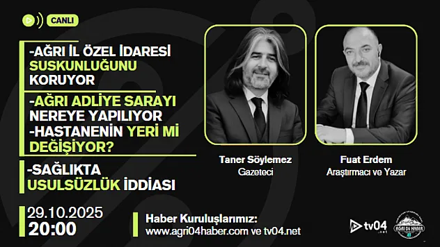 Ağrı Gündemi: Rüşvet, Hastane ve Adliye Tartışmaları Canlı Yayında!