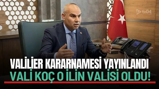 Ağrı Valisi Mustafa Koç Giresun Valiliğine atandı!