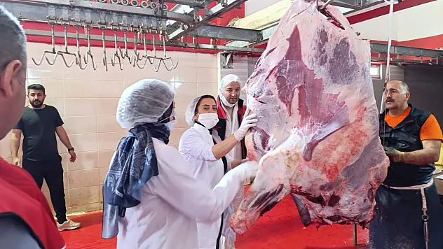 Ağrı'da Kurban Kesim Yerleri Denetlendi