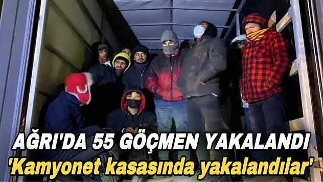 Ağrı'da düzensiz göçmen operasyonu
