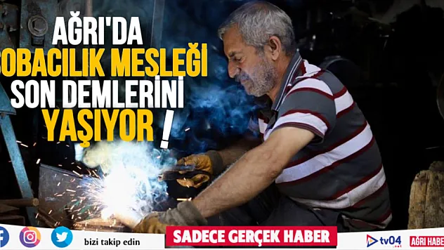 Ağrı'da sobacılık mesleği son demini yaşıyor