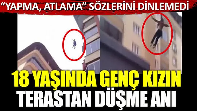Ağrılı genç kız 5 katlı binadan atlayarak intihar etti!