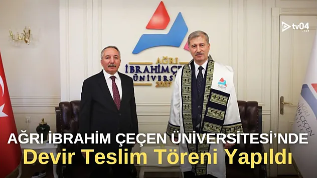 AİÇÜ'de Rektörlük Görevinde Devir Teslim Töreni Yapıldı