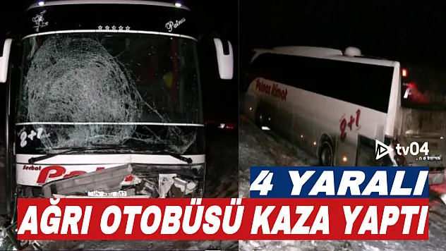 Ağrı'dan yola çıkan otobüs Aksaray'da kaza yaptı: 4 yaralı