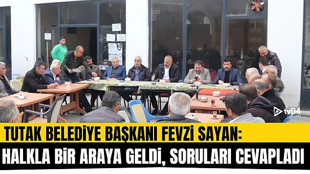 Başkan Fevzi Sayan, 'Vatandaş Soruyor, Başkan Cevaplıyor' Programında Halkla Bir Araya Geldi