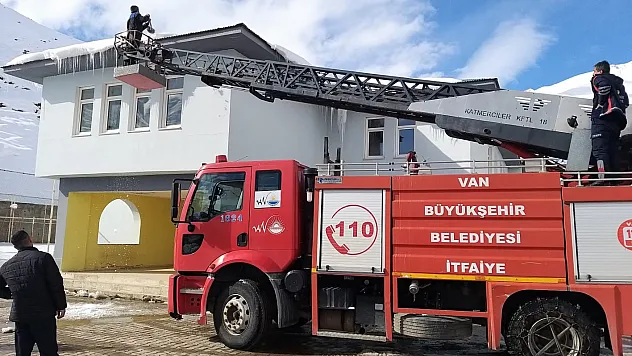 Buz timi görev başında
