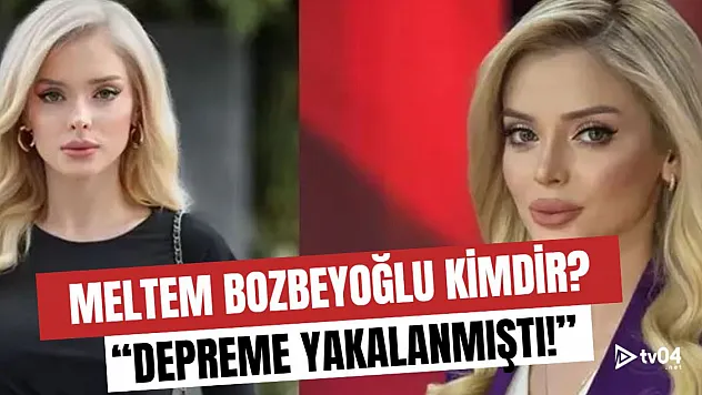 Canlı yayında depreme yakalanan Meltem Bozbeyoğlu Kimdir?
