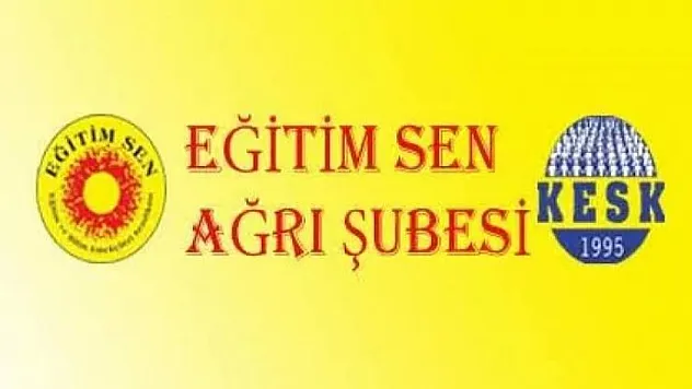 Eğitim Sen Ağrı Şubesi: Promosyon ihalesinde büyük komedi çok bulduk, daha azını verdik