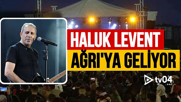 Haluk Levent, AİÇÜ 14. Bahar Şenlikleri Kapsamında Ağrı'da Sahne Alacak