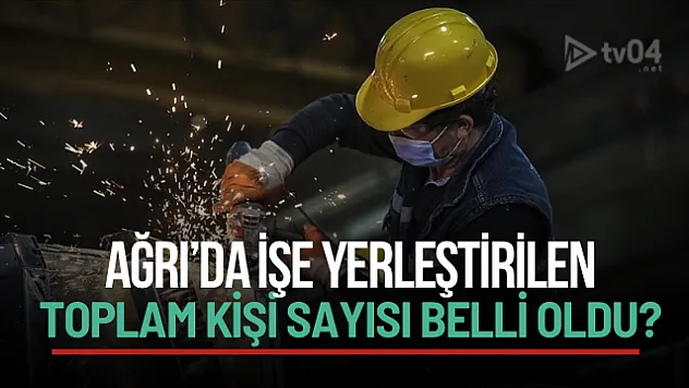 İŞKUR Verileri Açıklandı: 2025'te Ağrı'da 2 Bin 874 Kişi İşe Yerleştirildi