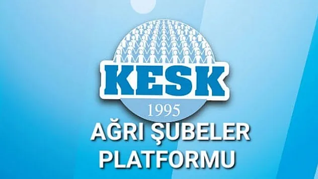 KESK Ağrı Şubeler Platformundan basın açıklaması