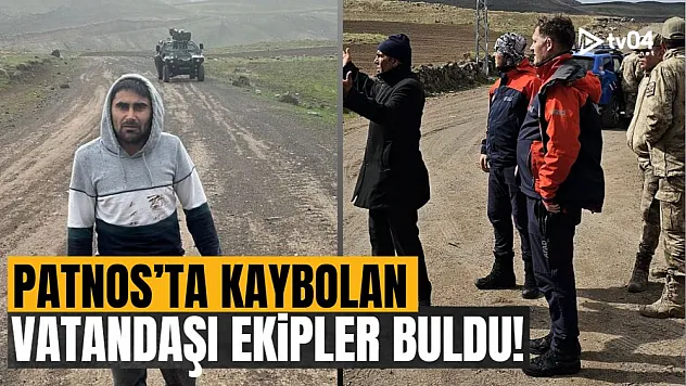 Patnos'ta Kayıp Olan Şizofreni Hastası İlhan Peker Sağ Olarak Bulundu